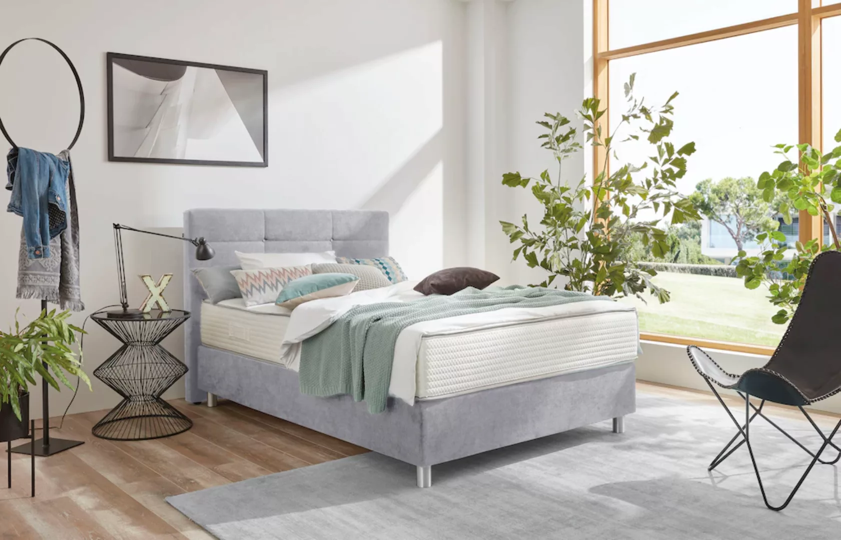 ADA trendline Boxspringbett "Jonna", inklusive Matratze, in verschiedenen G günstig online kaufen