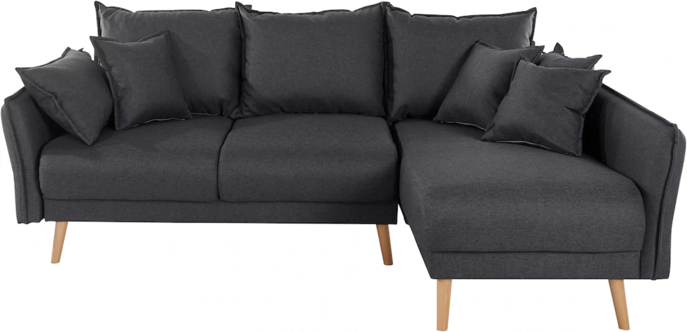 Home affaire Ecksofa »Granbo L-Form«, incl. Bettfunktion und Bettkasten, Fe günstig online kaufen