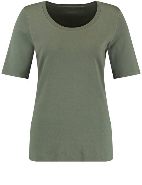 GERRY WEBER Kurzarmshirt Basic Halbarmshirt günstig online kaufen