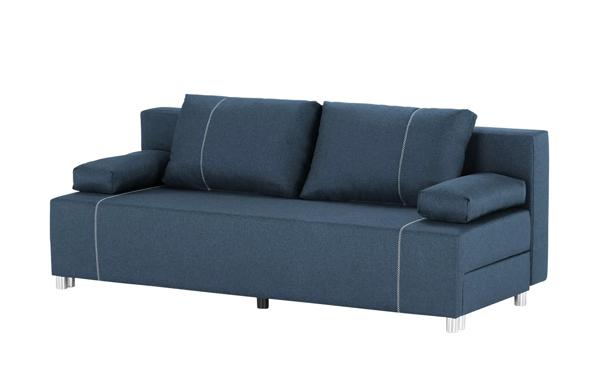 Schlafsofa  Pat ¦ blau ¦ Maße (cm): B: 193 H: 83 T: 90.0 Polstermöbel > Sof günstig online kaufen