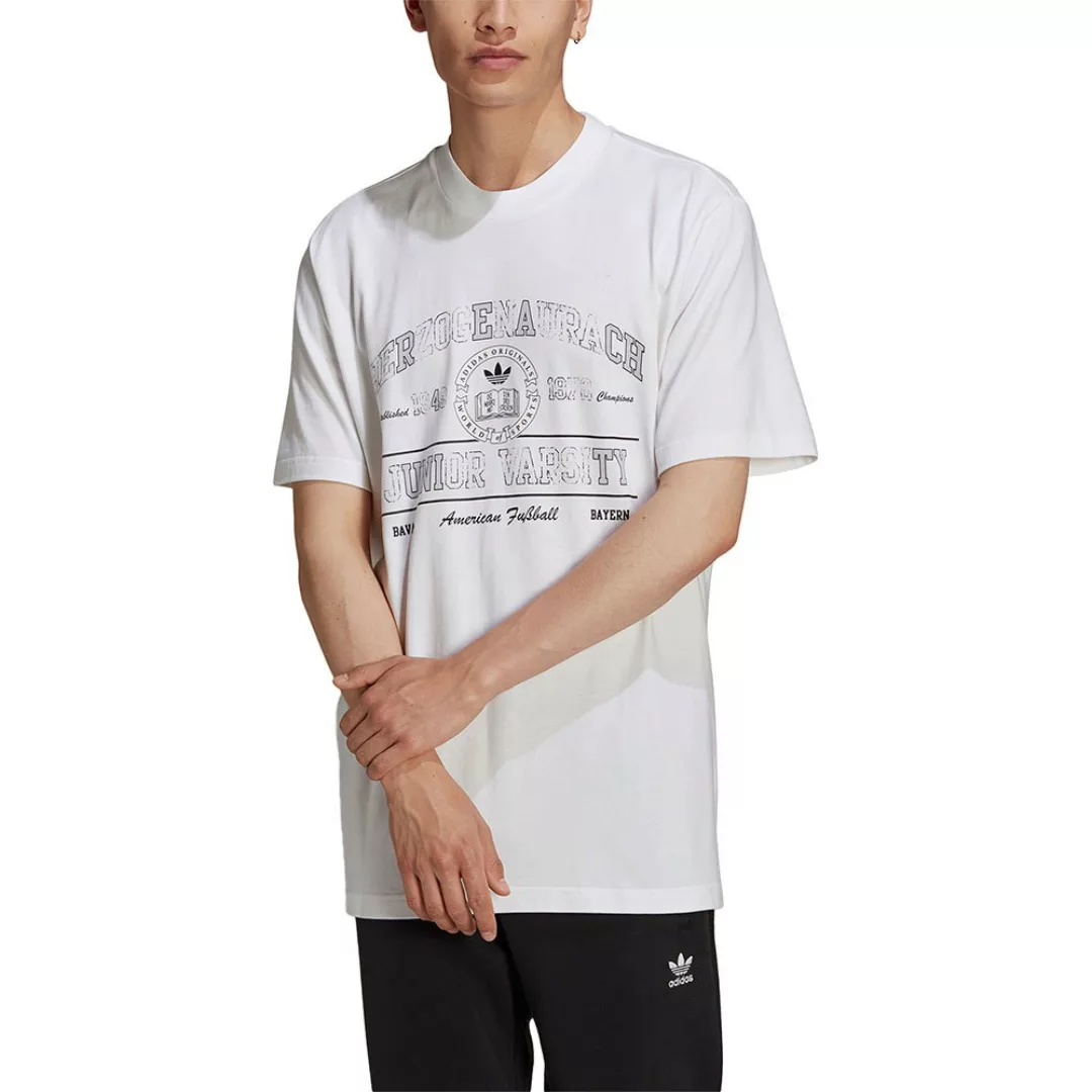 Adidas Originals College Kurzarm T-shirt M White günstig online kaufen