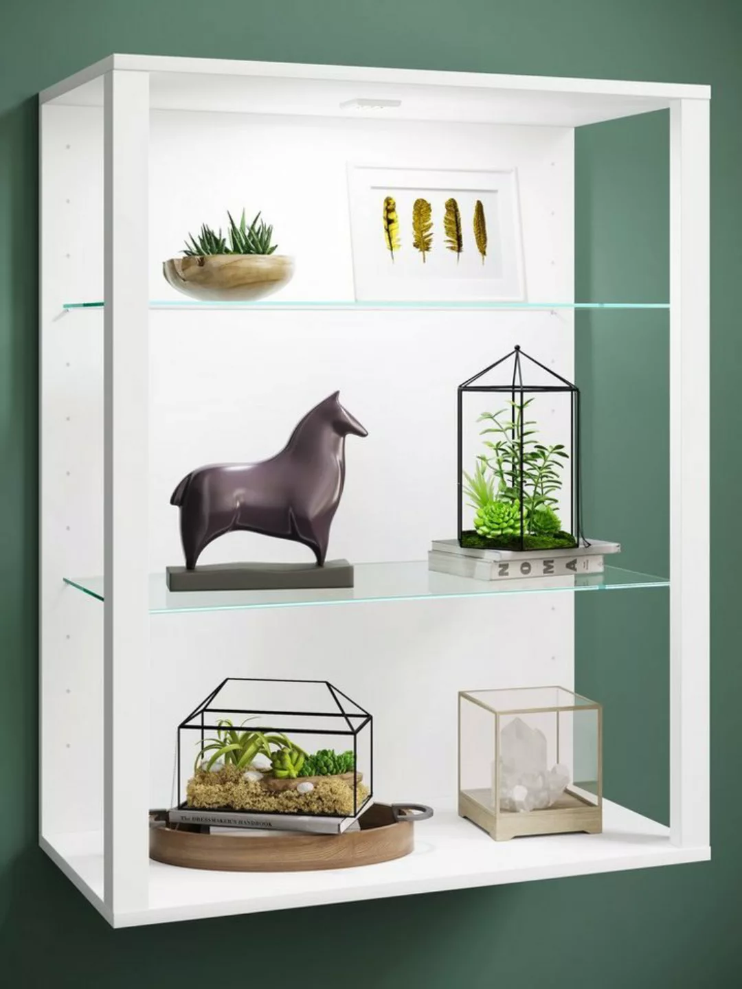 VCM Hängevitrine olz Glas Stand Vitrine Sammelvitrine Glasol LW (1-St) günstig online kaufen