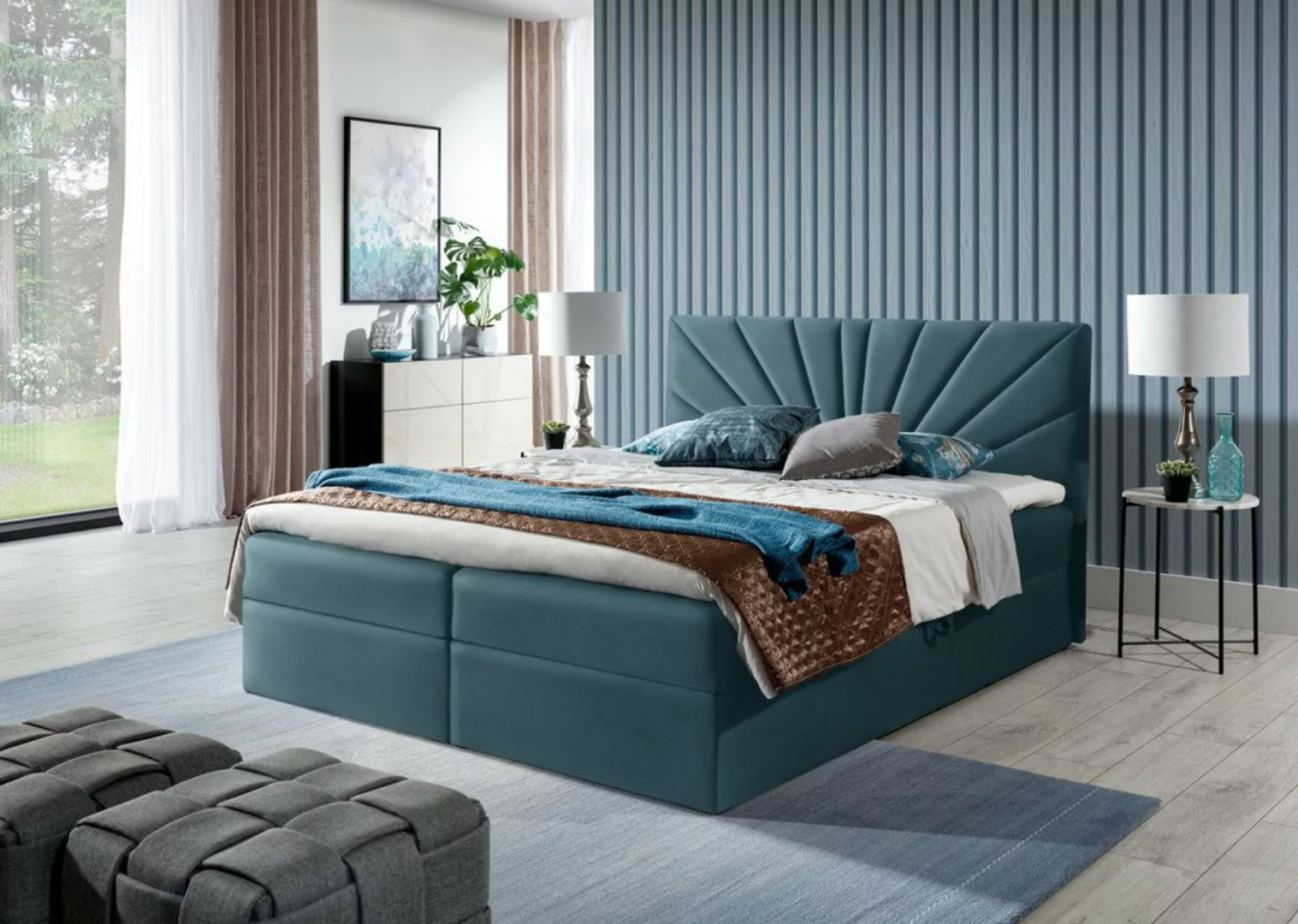 99rooms Boxspringbett Lazzaro (Schlafzimmerbett, Bett), Design günstig online kaufen