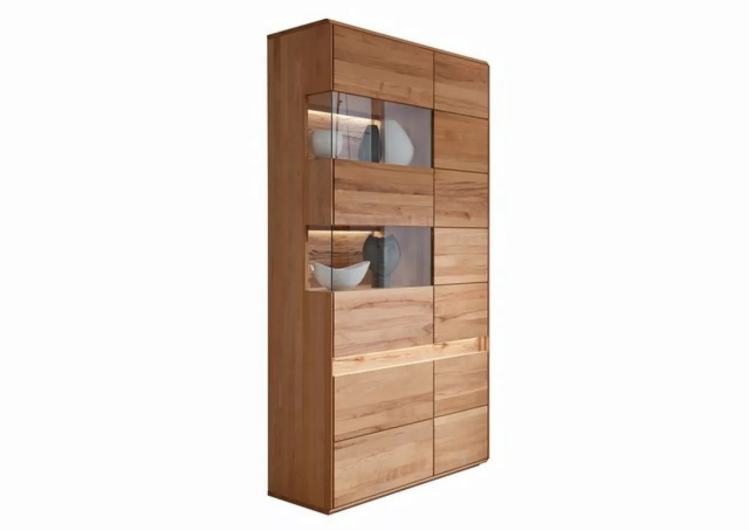 Main Möbel Vitrine Vitrine Schrank links 103x207cm Kernbuche Berlin günstig online kaufen