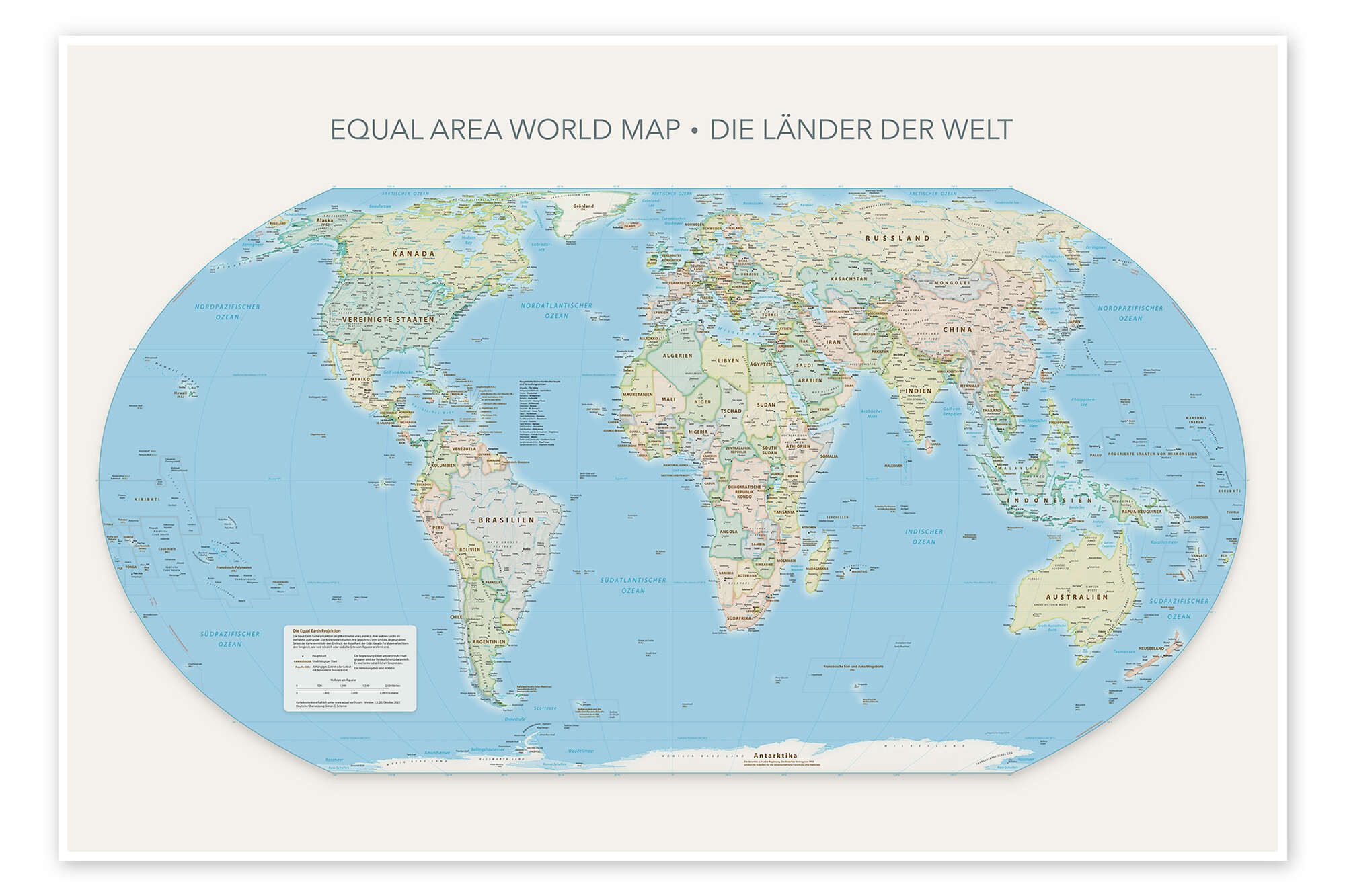Posterlounge Poster Editors Choice, Equal Area günstig online kaufen