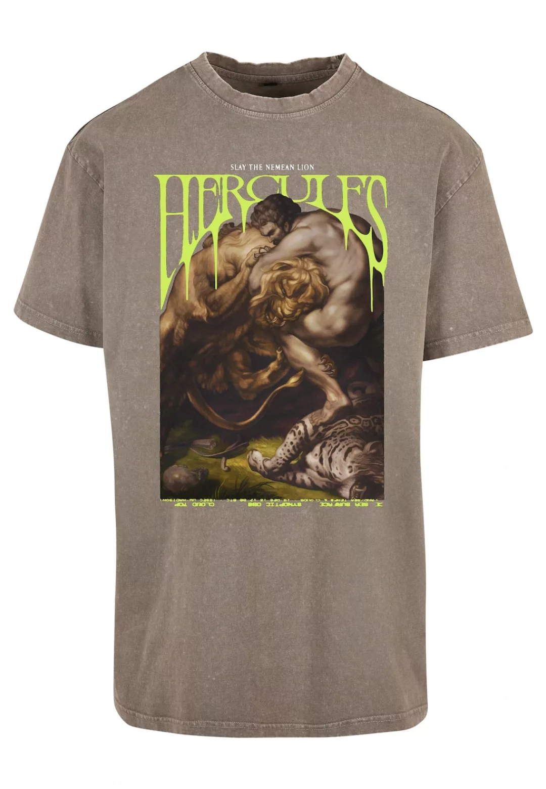 MisterTee Kurzarmshirt "MisterTee Herren Hercules Oversize Tee" günstig online kaufen