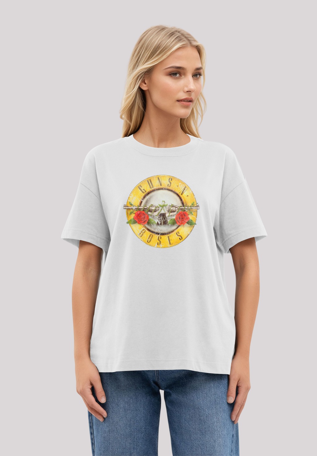 F4NT4STIC T-Shirt "Guns n Roses Vintage Bullet Logo", Premium Qualität Stre günstig online kaufen