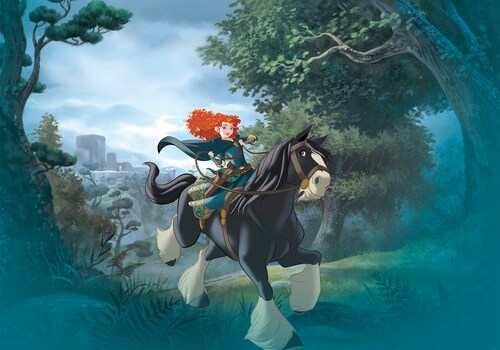 Komar Vliestapete »Digitaldruck Vlies - Merida Riding - Größe 400 x 280 cm« günstig online kaufen