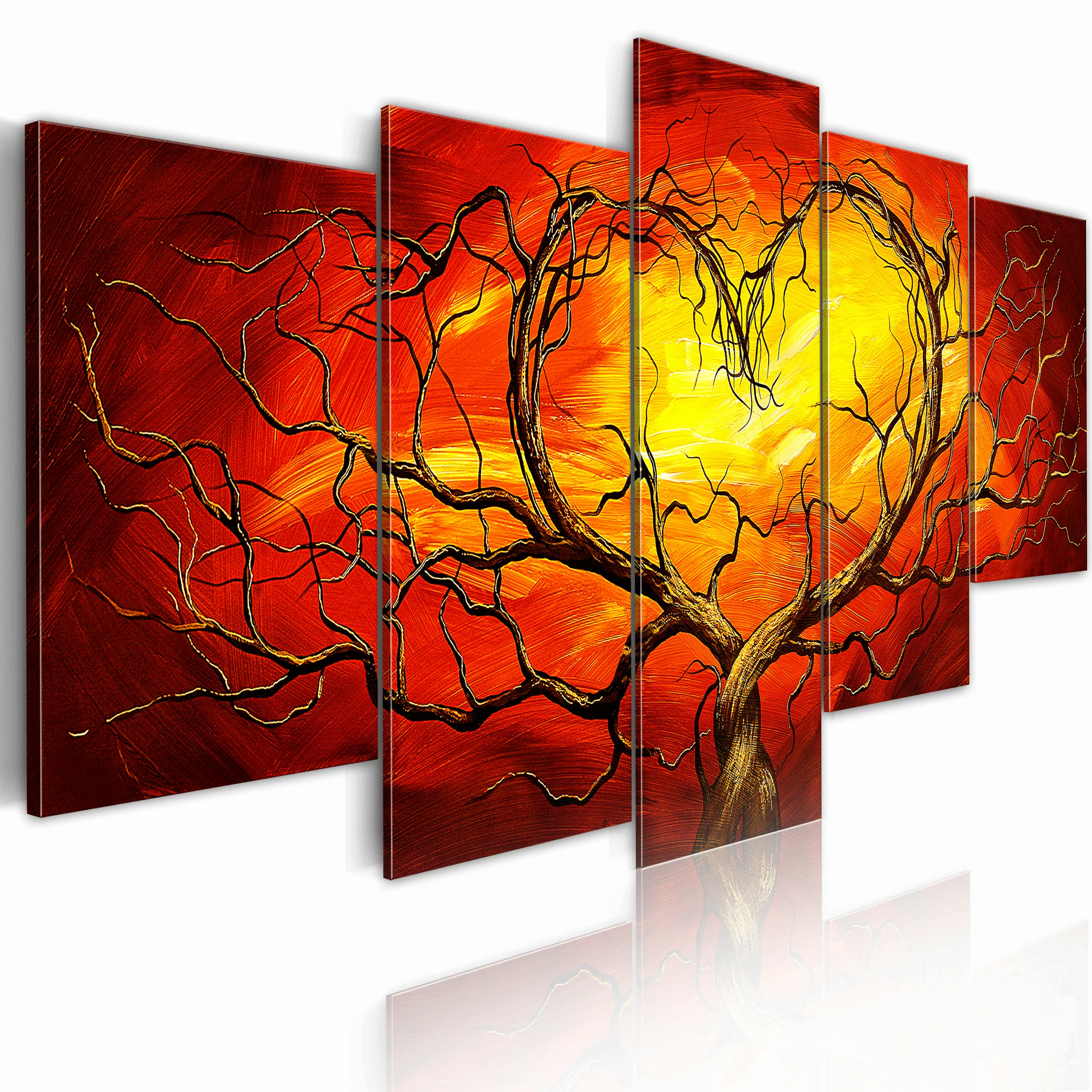 Wandbild - Glühendes Herz günstig online kaufen
