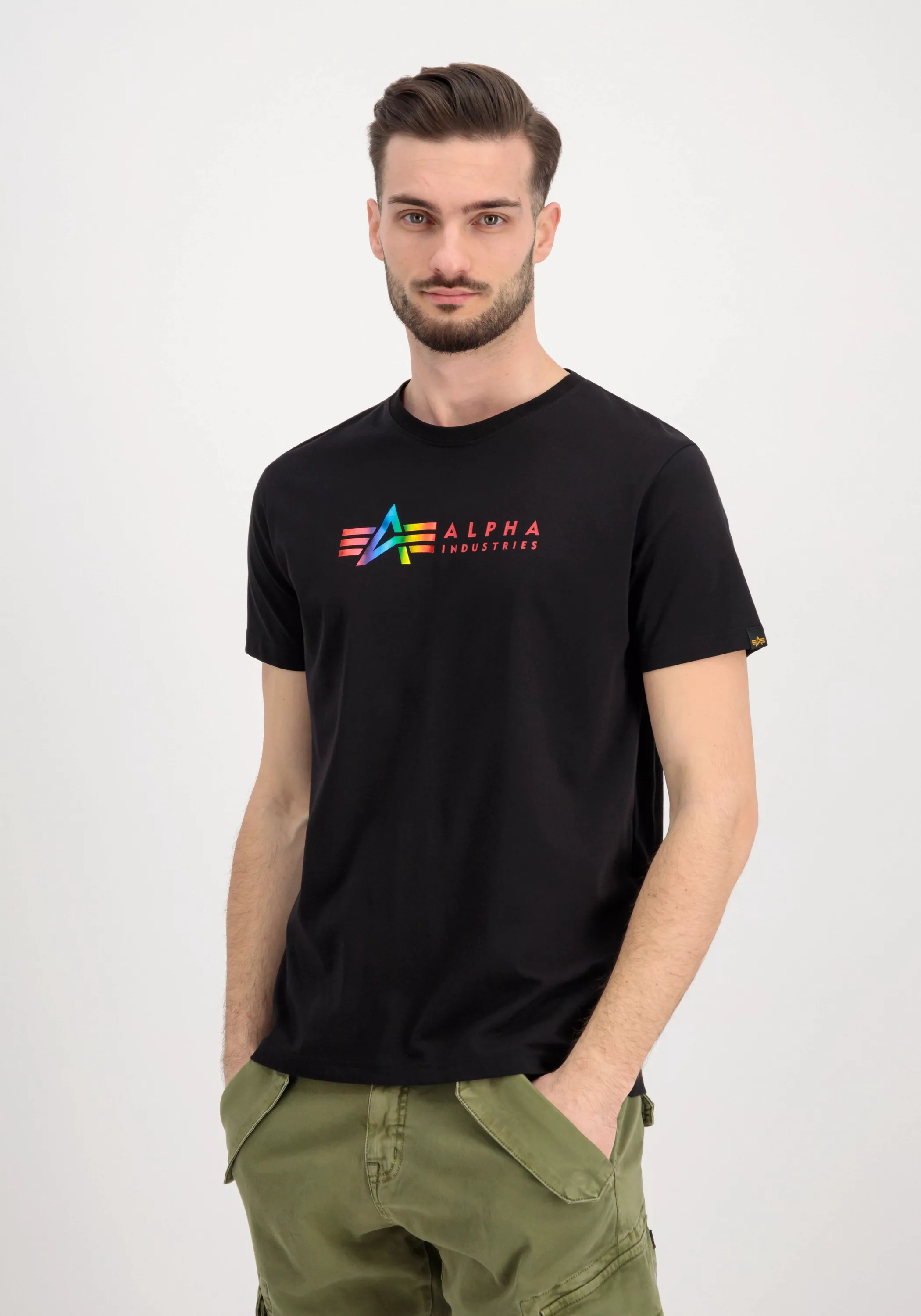 Alpha Industries T-Shirt "Alpha Industries Men - T-Shirts Alpha Label T-Shi günstig online kaufen