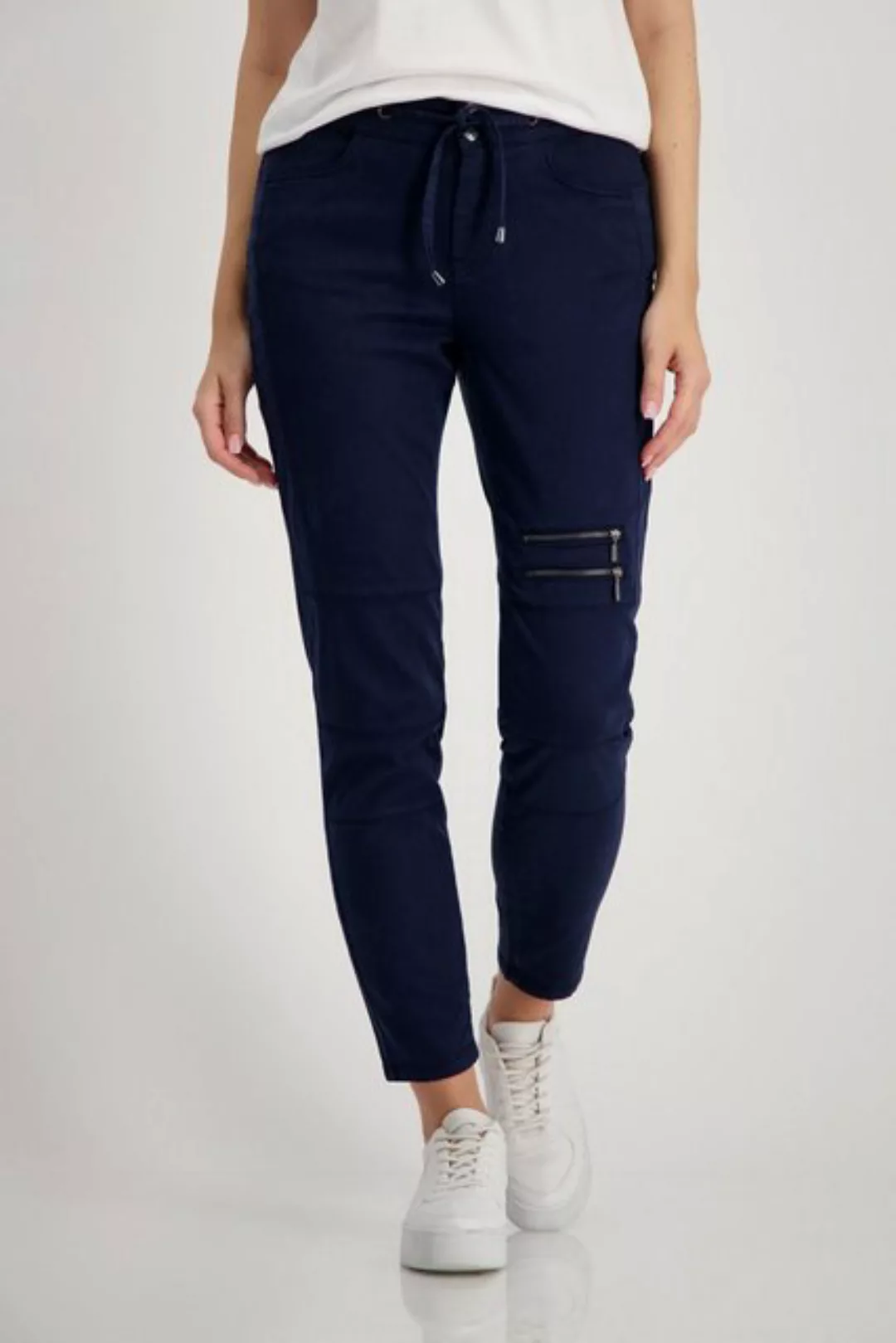 Monari Stoffhose Hose, navy günstig online kaufen