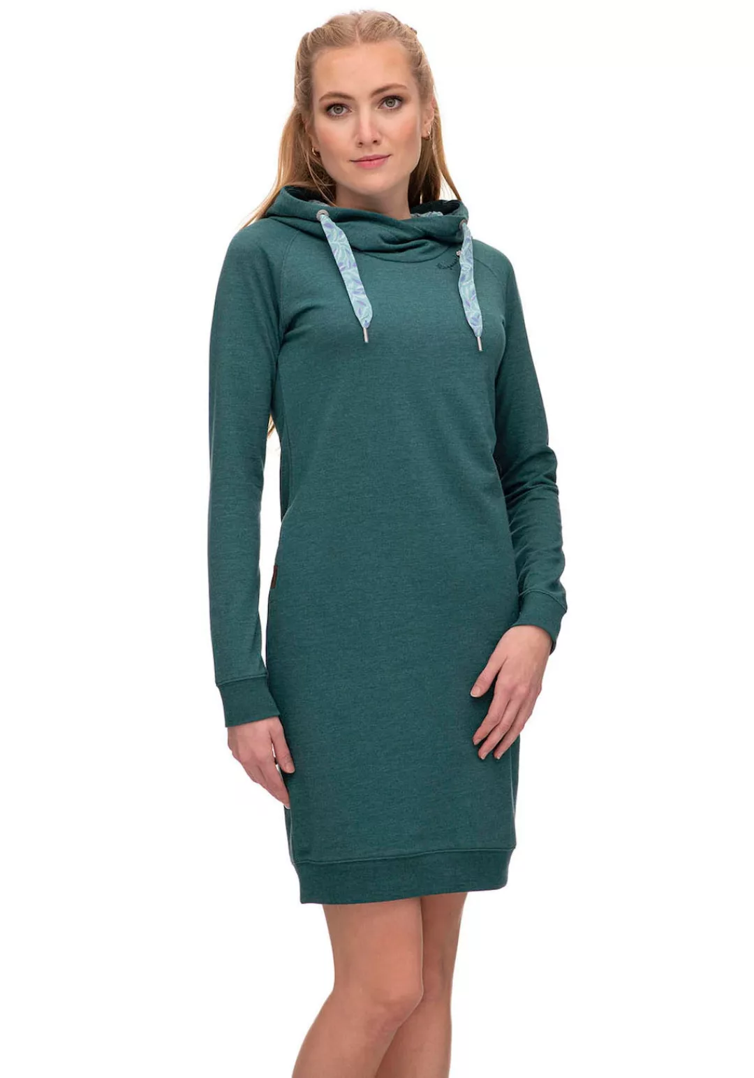 Ragwear Sweatkleid "Kleid DEVVA SWEAT", mit auffälligem Kordelzug günstig online kaufen