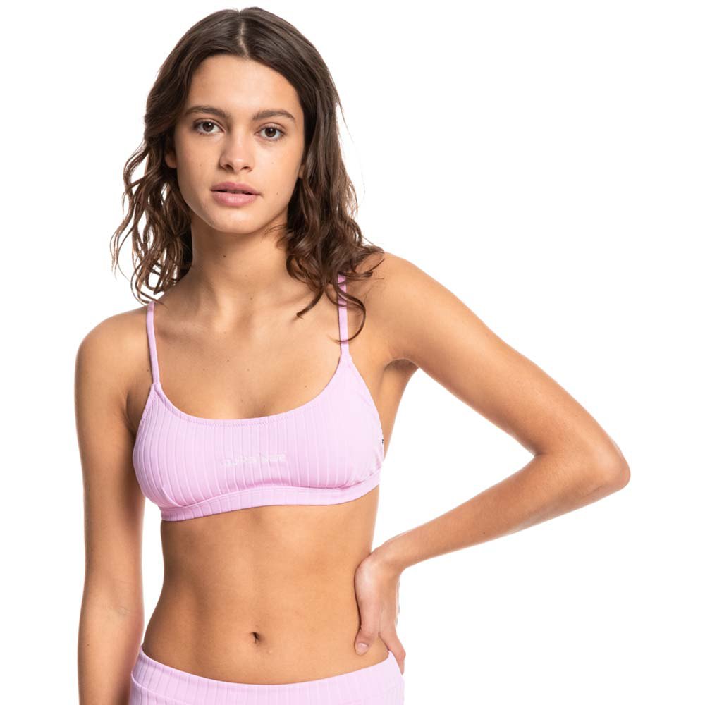 Quiksilver Logo Scoop Bralette Bikini-oberteil XS Orchid Flower günstig online kaufen