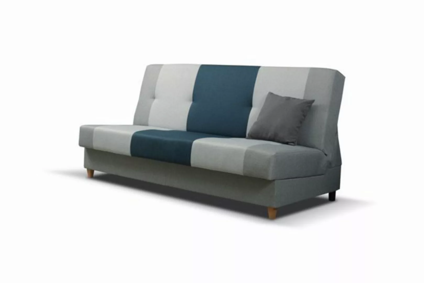 Beautysofa Sofa Schlafsofa mit Bettkasten, mit Wellenfedern TWISTER für Woh günstig online kaufen