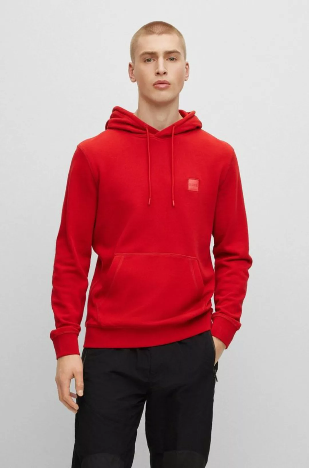 BOSS ORANGE Kapuzensweatshirt Wetalk (1-tlg) mit gesticktem BOSS Markenlabe günstig online kaufen