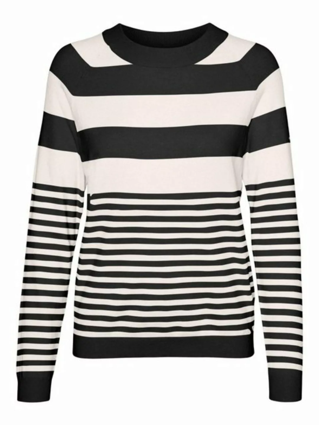 Vero Moda Rundhalspullover "VMHAPPINESS LS RAGLAN PULLOVE GA BOO REP" günstig online kaufen