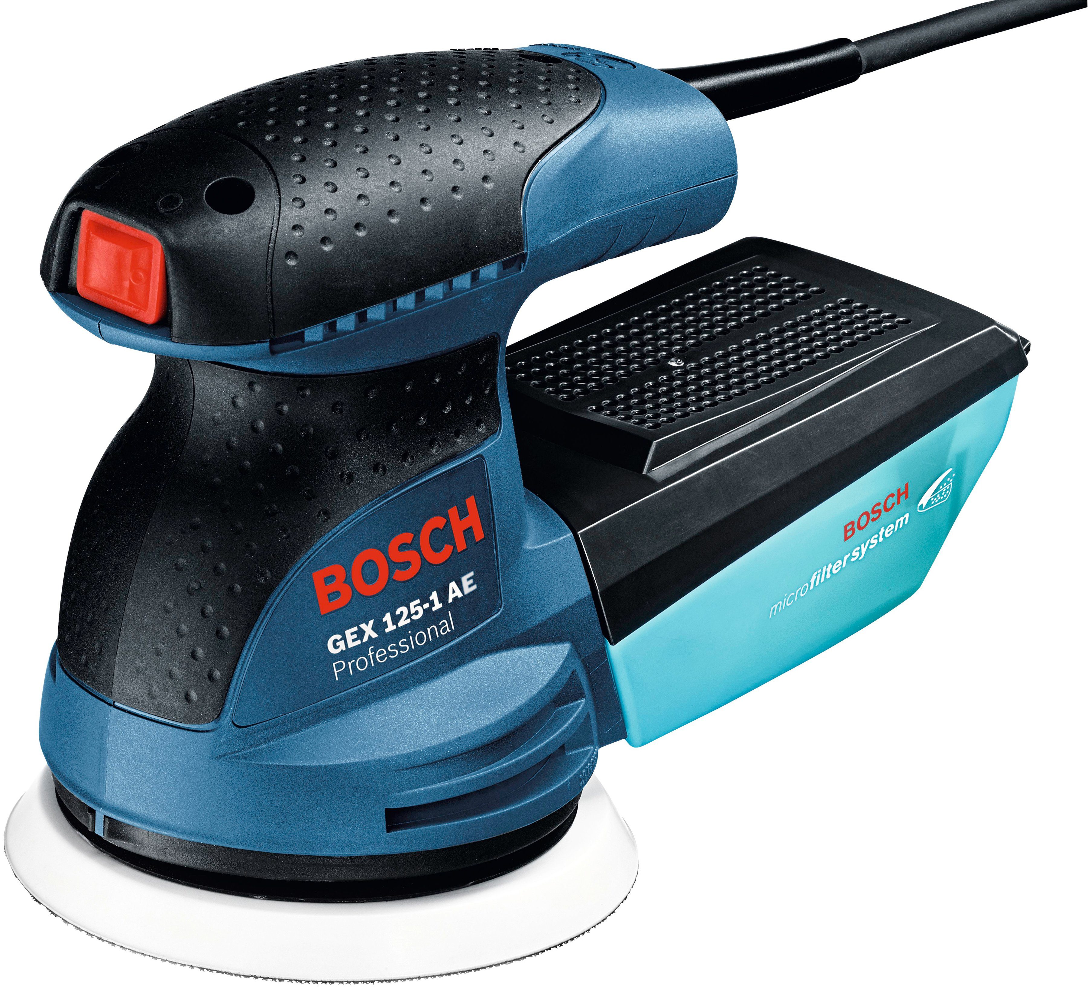 Bosch Professional Exzenterschleifer GEX 125-1 AE 250 W mit Schleifblatt, K günstig online kaufen