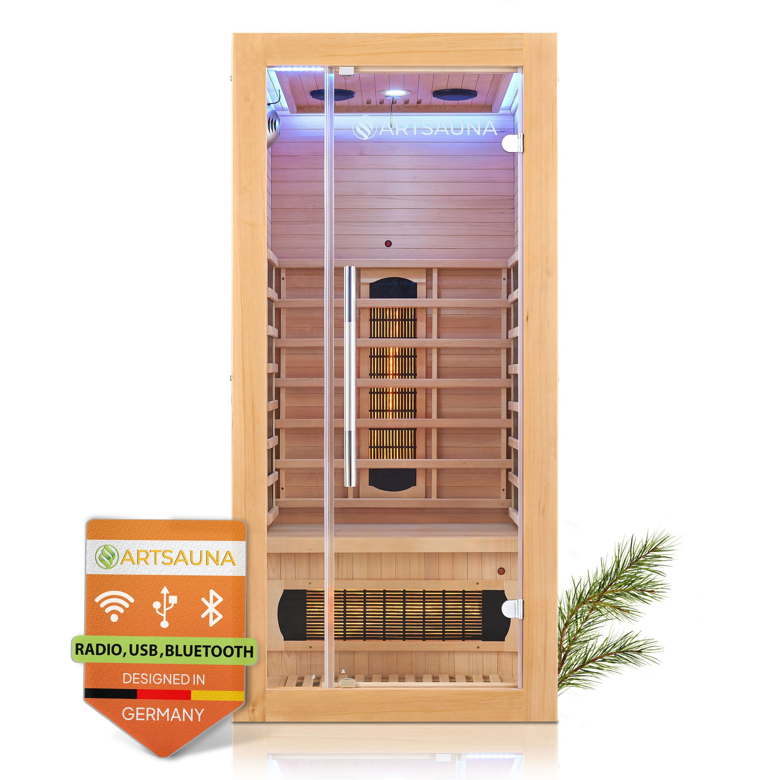 Artsauna Infrarotkabine Kiruna90 Dual Technologie, BxTxH: günstig online kaufen