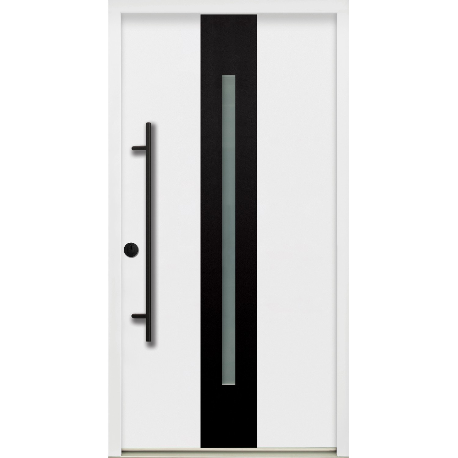 Sicherheits-Haustür ThermoSpace Prime Dublin RC2 Weiß 100 x 210 cm Anschlag günstig online kaufen