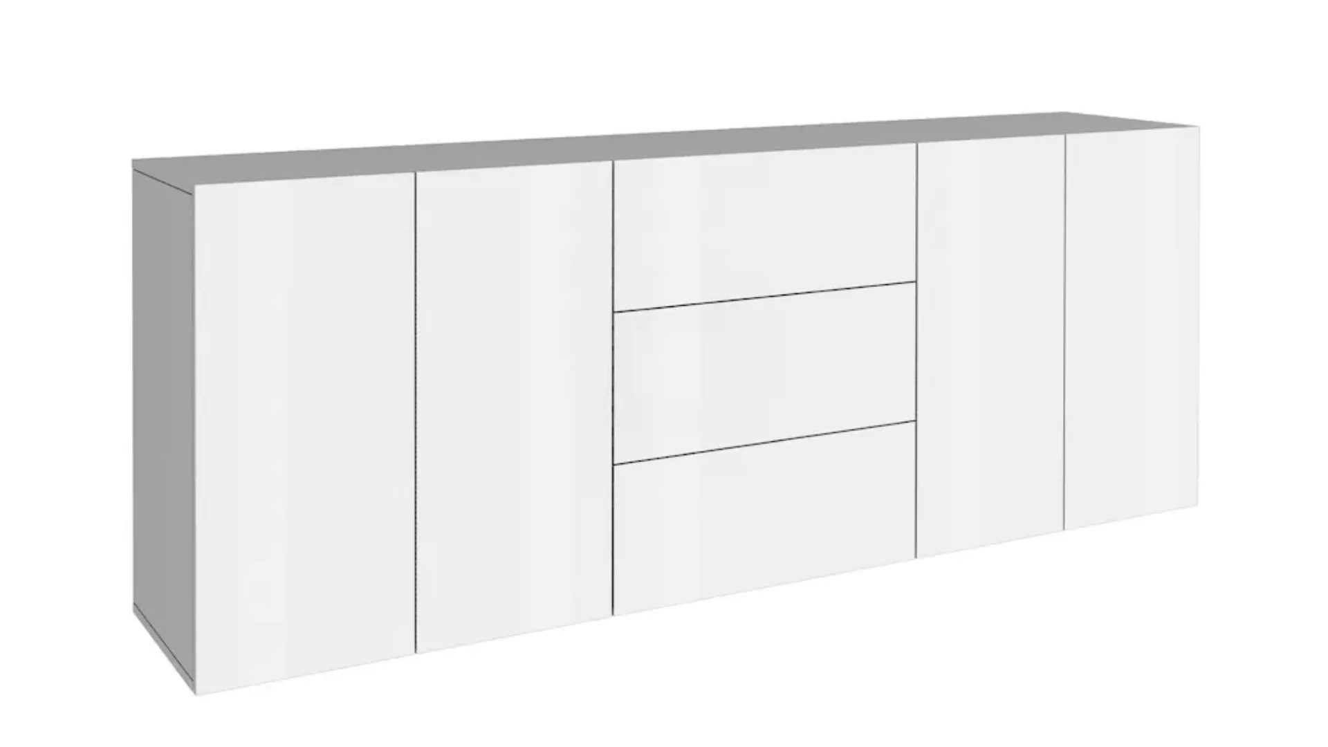 INOSIGN Sideboard "Egypt, Kommode, Schrank, Kredenz, grifflos", 4 Türen, 3 günstig online kaufen