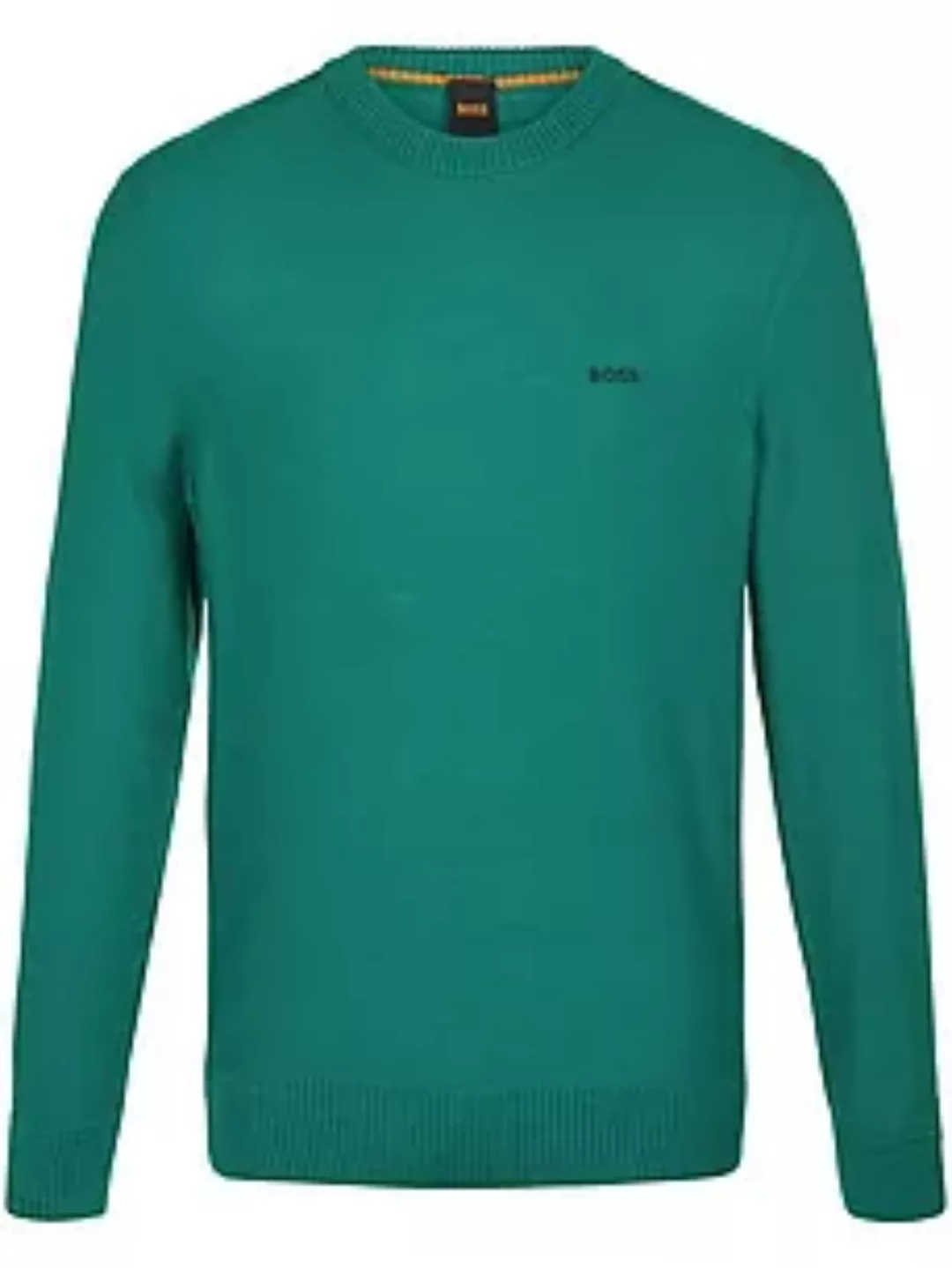 Rundhals-Pullover BOSS grün günstig online kaufen