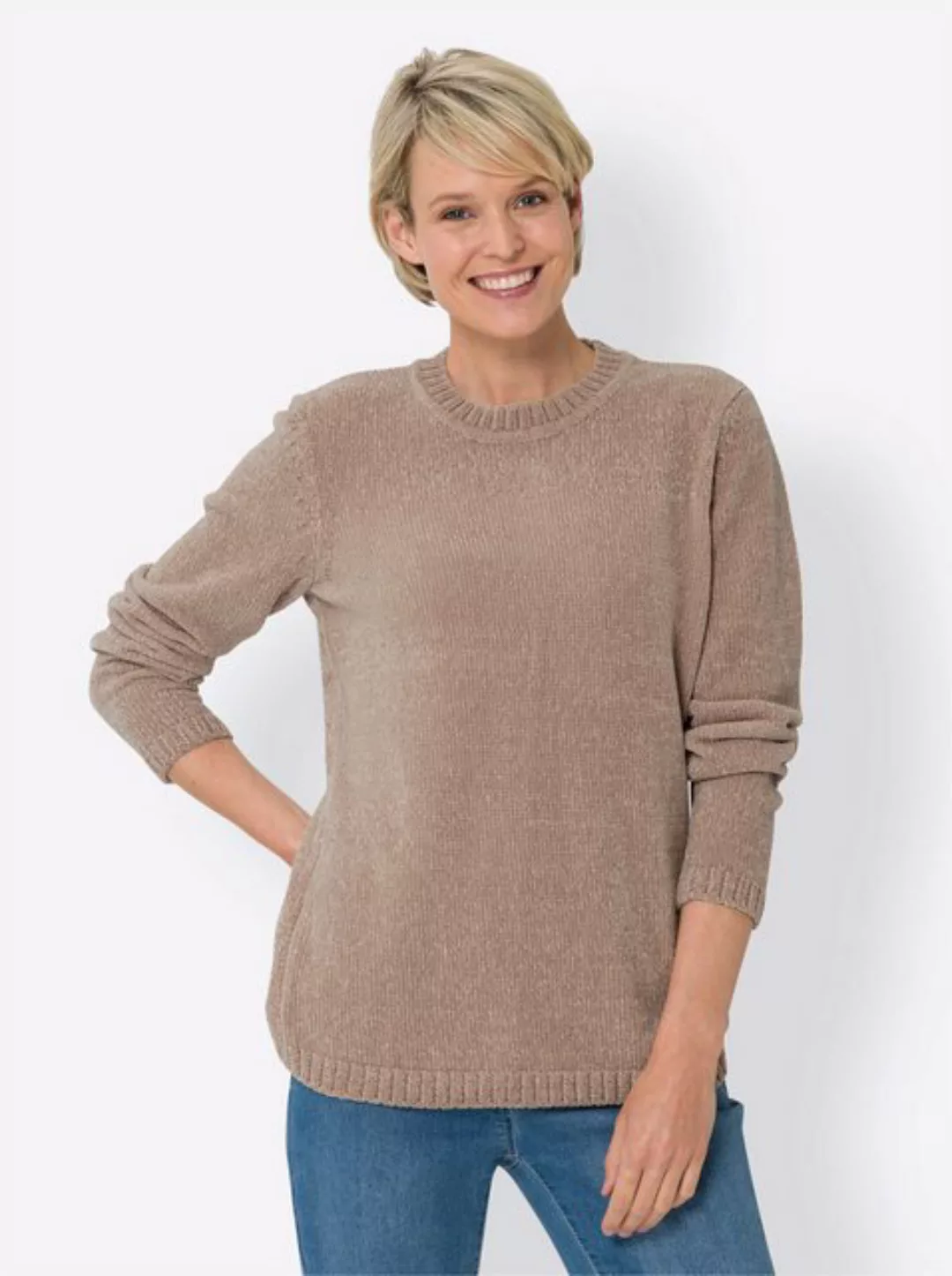 Sieh an! Strickpullover Langarm-Pullover günstig online kaufen