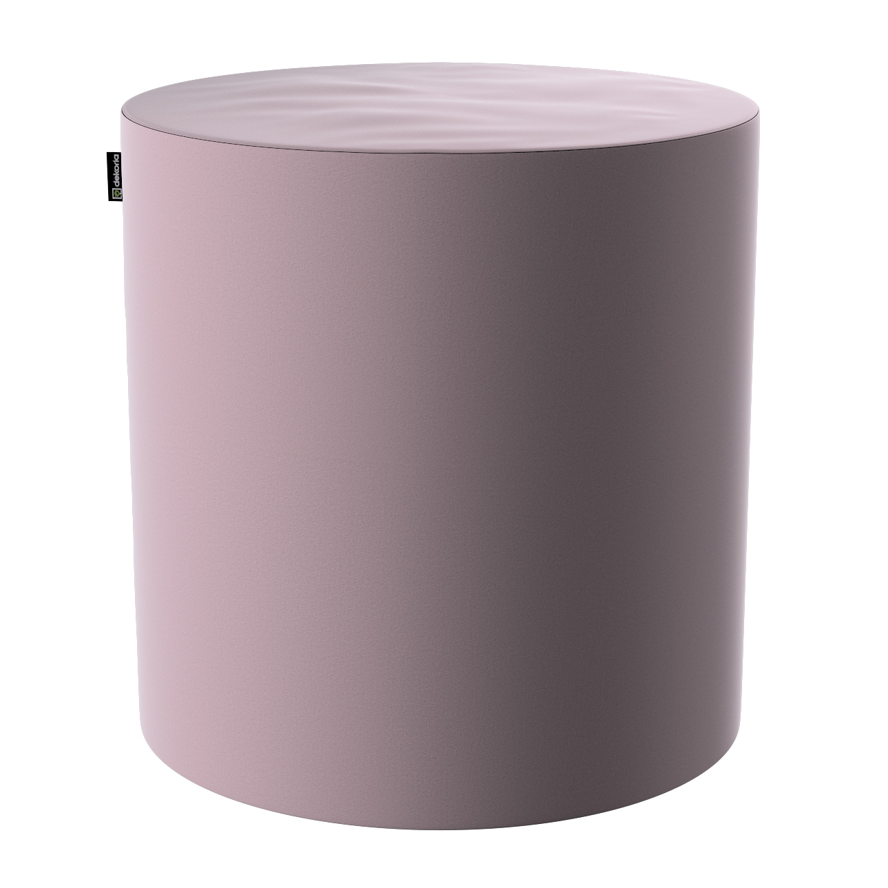 Pouf Barrel, rosa, ø40 cm x 40 cm, Velvet (704-14) günstig online kaufen