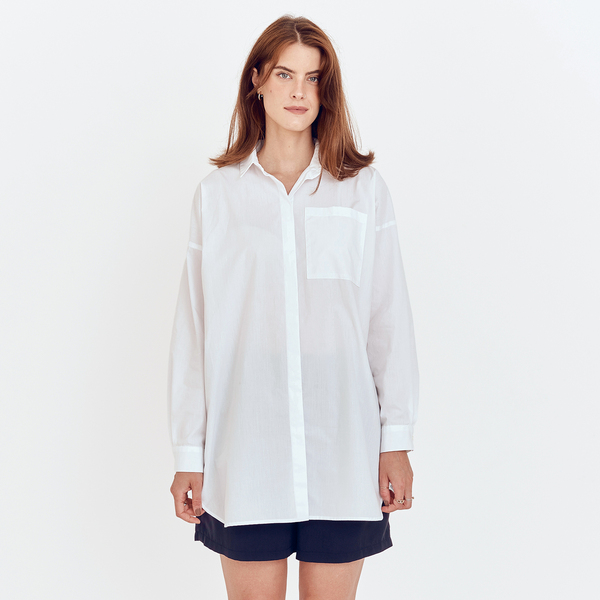Weißes Oversize Hemd günstig online kaufen