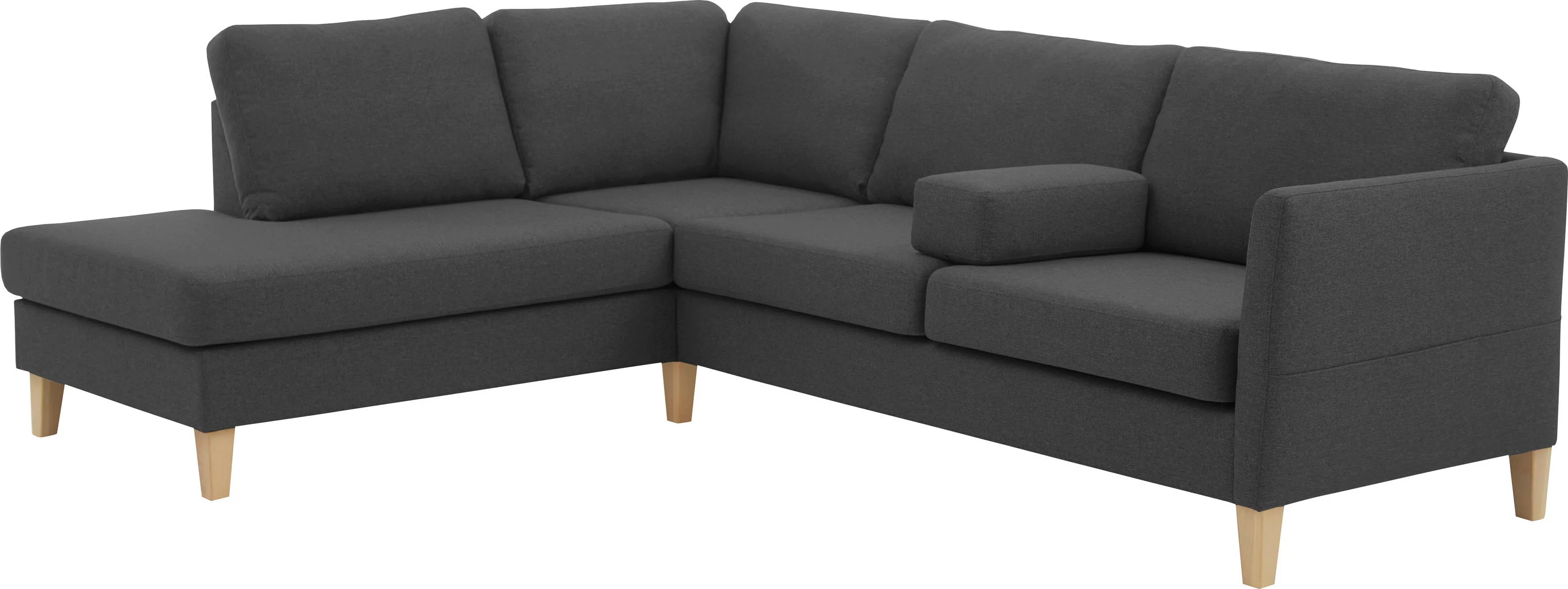 ATLANTIC home collection Ecksofa »Mailo L-Form«, mit Seitentaschen und Otto günstig online kaufen