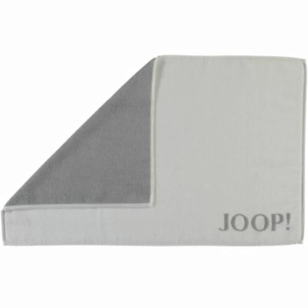 Joop! Badematte Duschvorleger Badvorleger 1600-067 Weiß Silber 50x80 cm günstig online kaufen