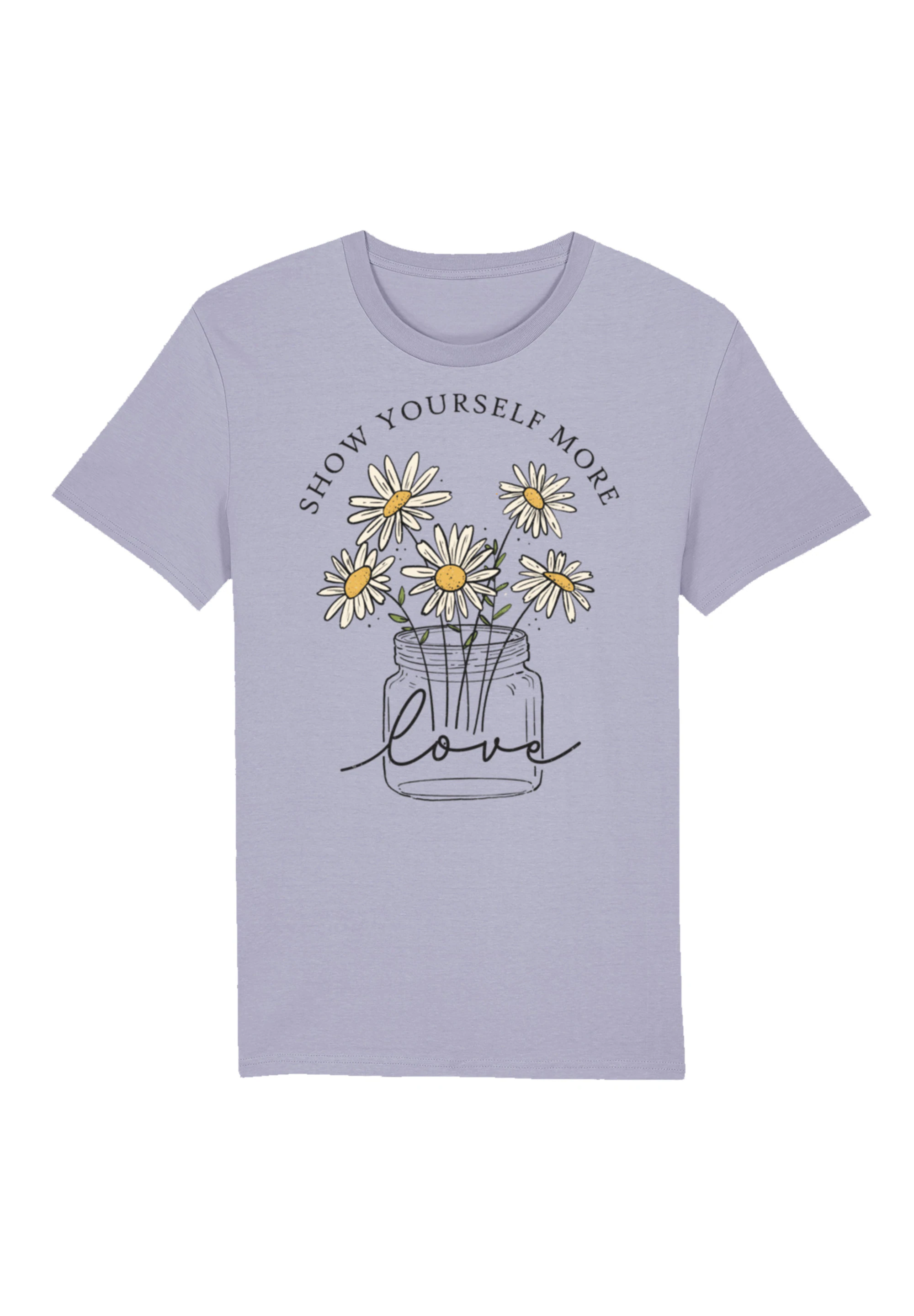 F4NT4STIC T-Shirt "Flower show yourself more love", Premium Qualität, Unise günstig online kaufen