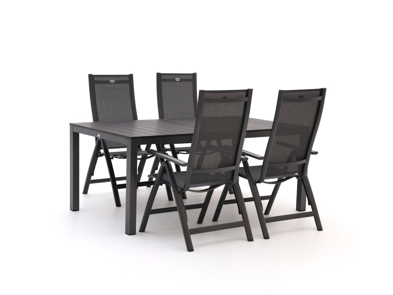 Hartman Troy/Fidenza 183 cm Gartenmöbel-Set 5-teilig verstellbar günstig online kaufen