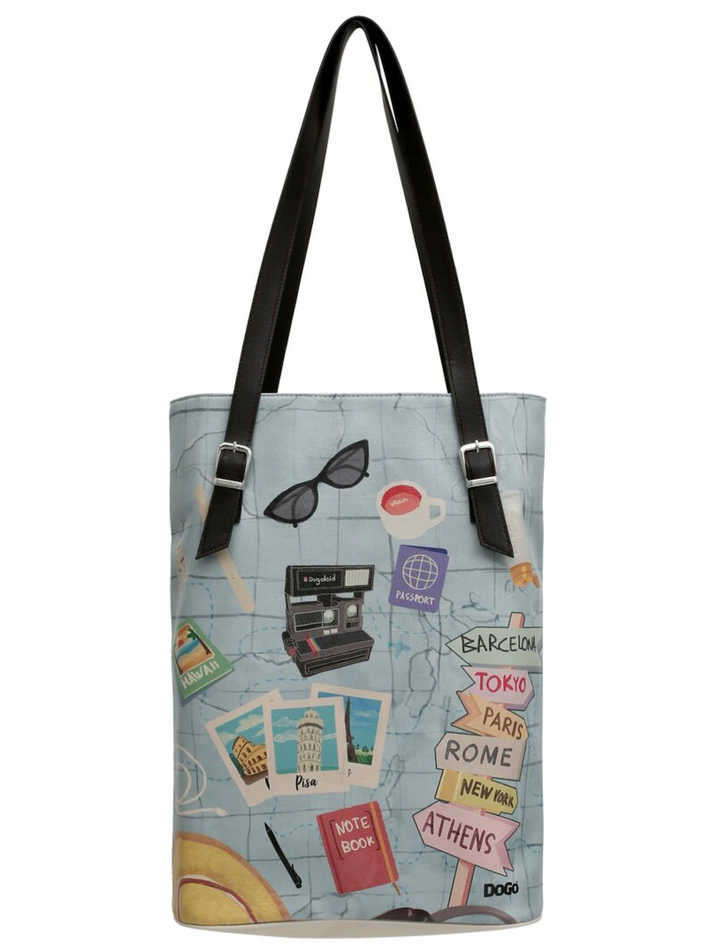 DOGO Umhängetasche "Tall Bag Damen Schultertasche Ready To Travel Damen", H günstig online kaufen