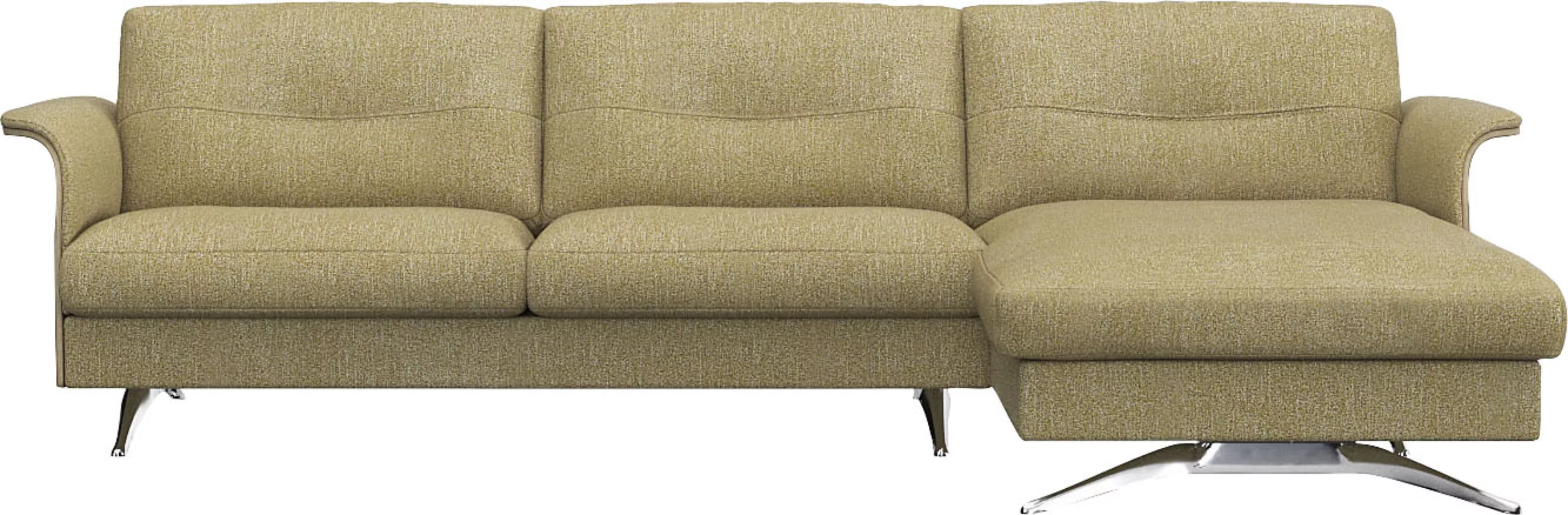 FLEXLUX Ecksofa »Glow bequem und komfortabel durch hochwertigen Sitzaufbau, günstig online kaufen