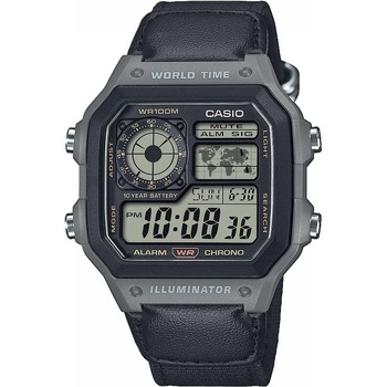 CASIO Digitaluhr Herren-Armbanduhr Digital mit Stoffband günstig online kaufen
