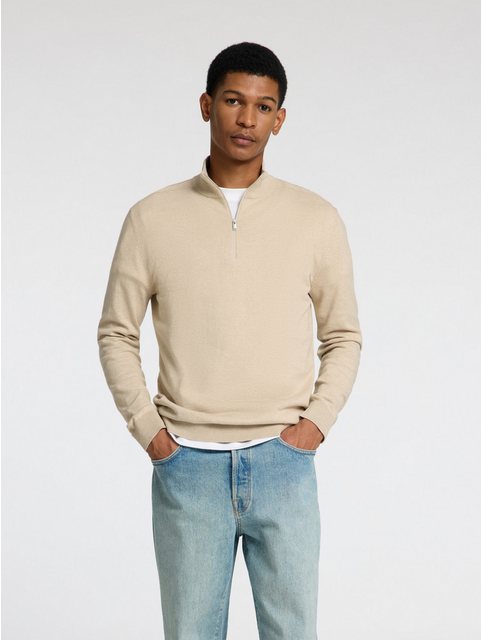 SELECTED HOMME Strickpullover SLHBERG HALF ZIP CARDIGAN NOOS günstig online kaufen