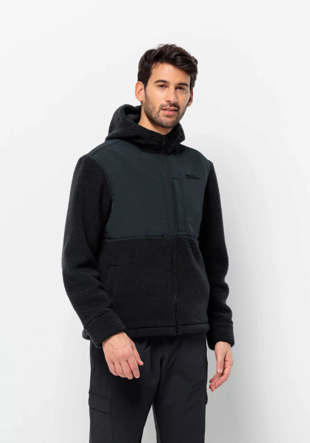 Jack Wolfskin Fleecejacke "FELSLICHT HOODED JKT M", mit Kapuze günstig online kaufen