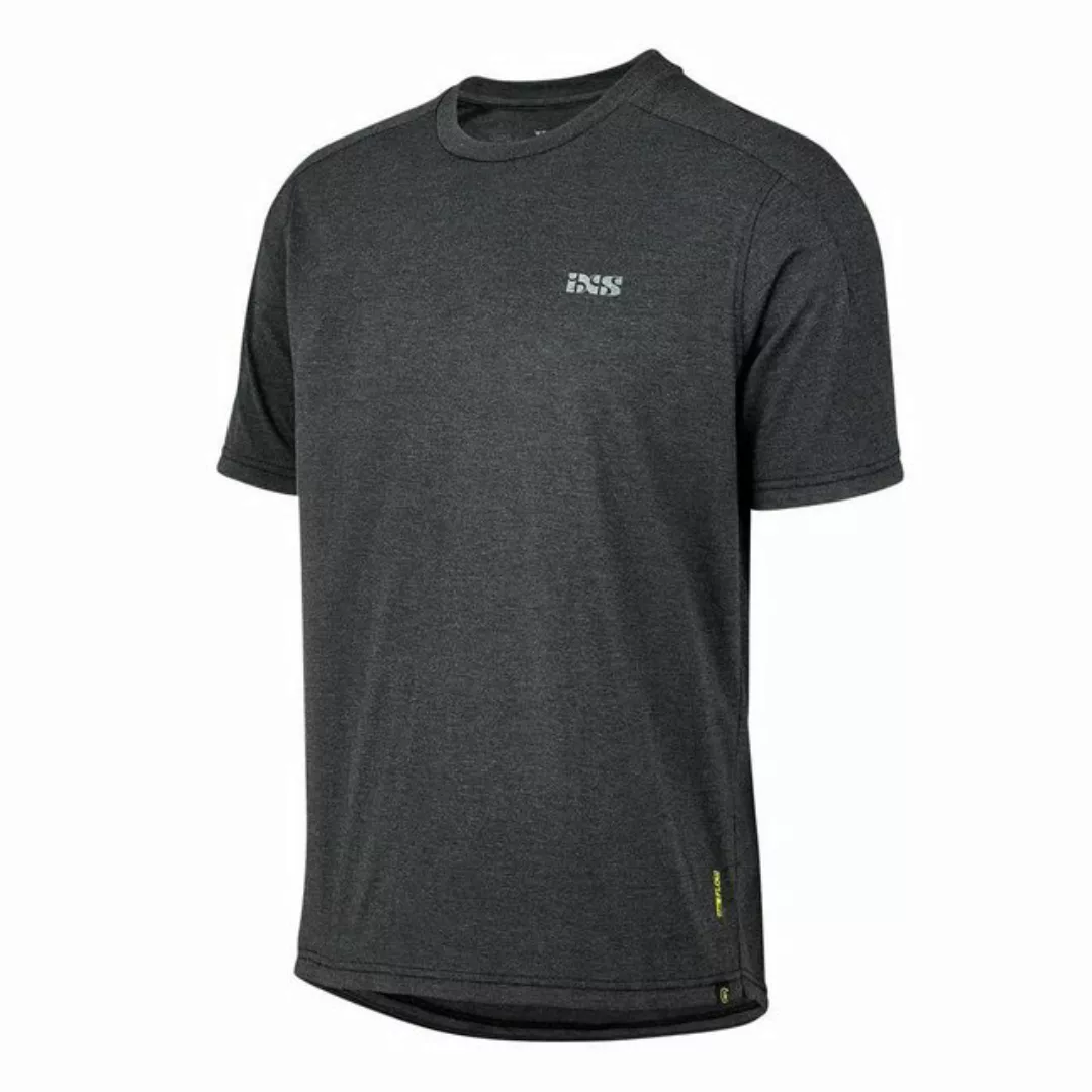 IXS T-Shirt iXS Flow Tech T-Shirt mit Brandlogo - Schwarz XL (1-tlg) günstig online kaufen