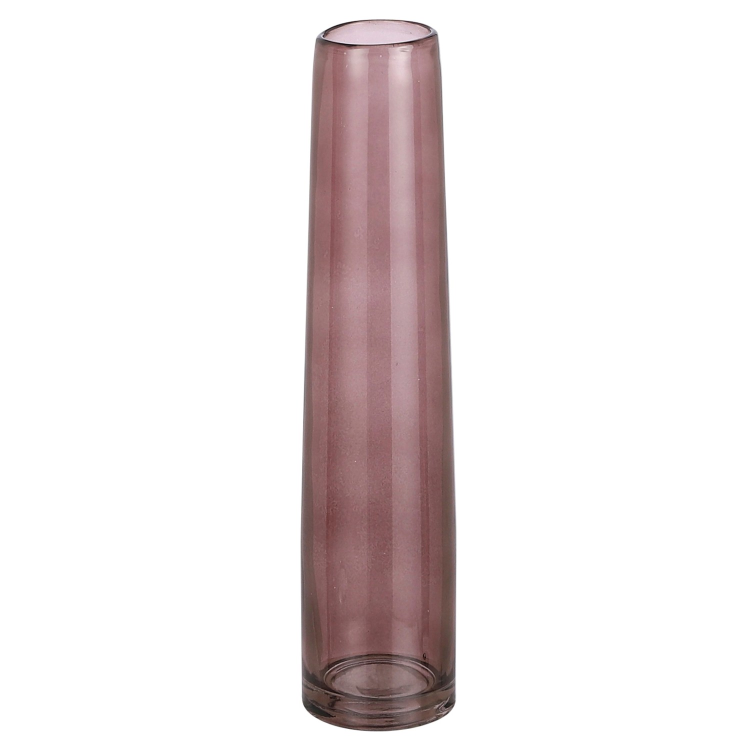 Mica Decorations Vase Glas Xandra 30,5 cm x Ø 7 cm Dunkelbraun günstig online kaufen