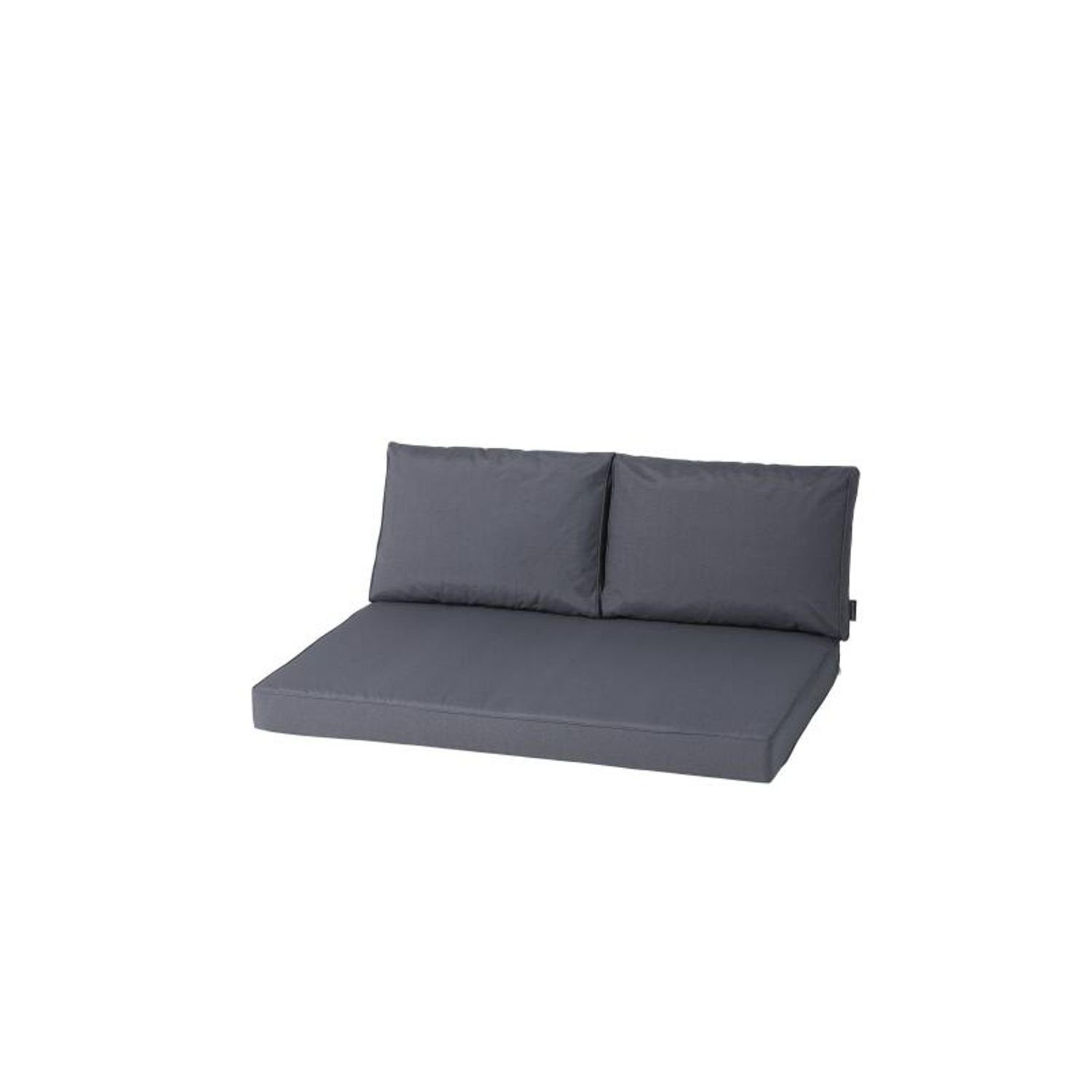 Madison Sitzauflage Rückenkissen "Havana" 60x43cm grau günstig online kaufen