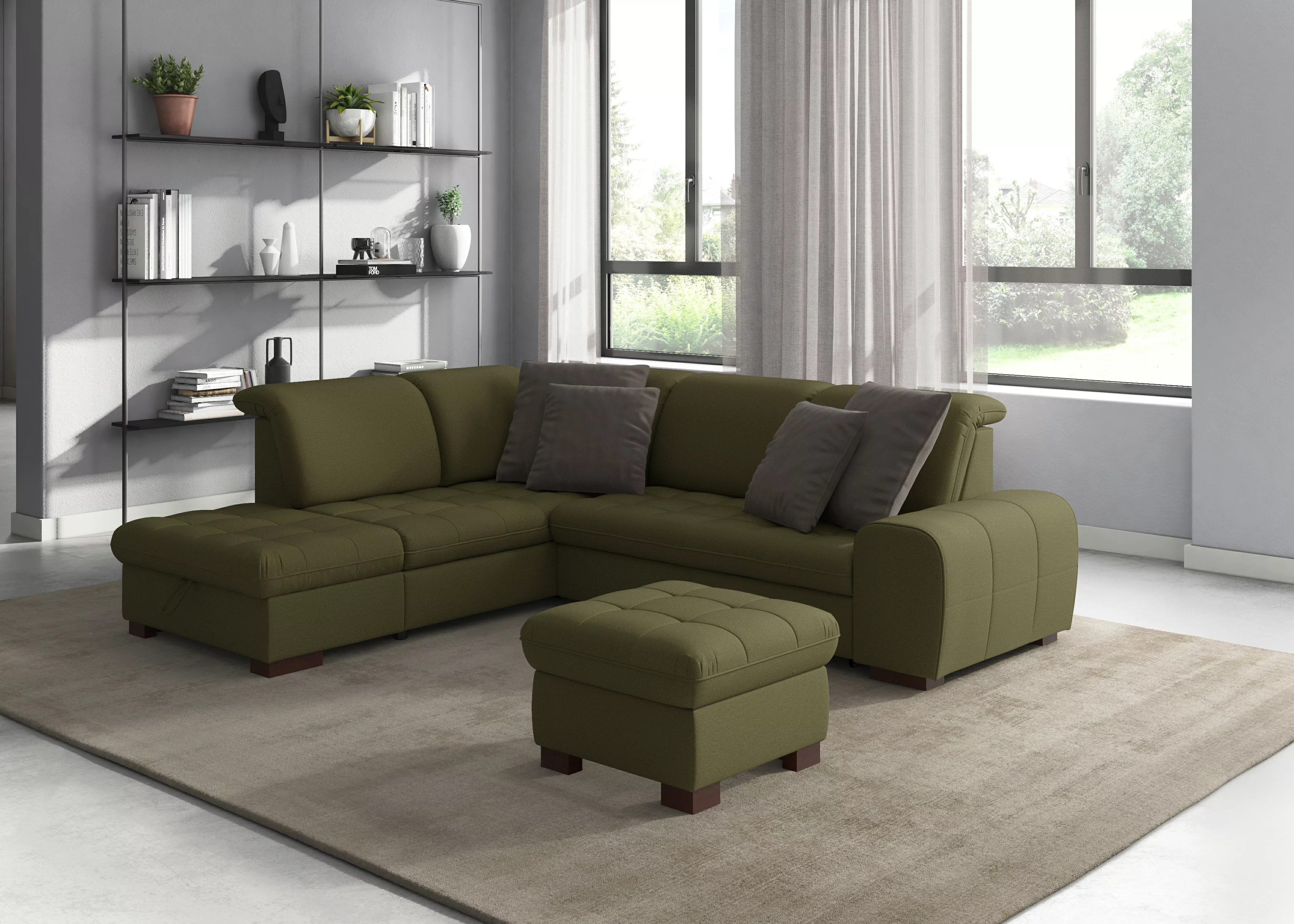 sit&more Ecksofa "Luxor L-Form", wahlweise mit Bettfunktion, Stauraum und K günstig online kaufen