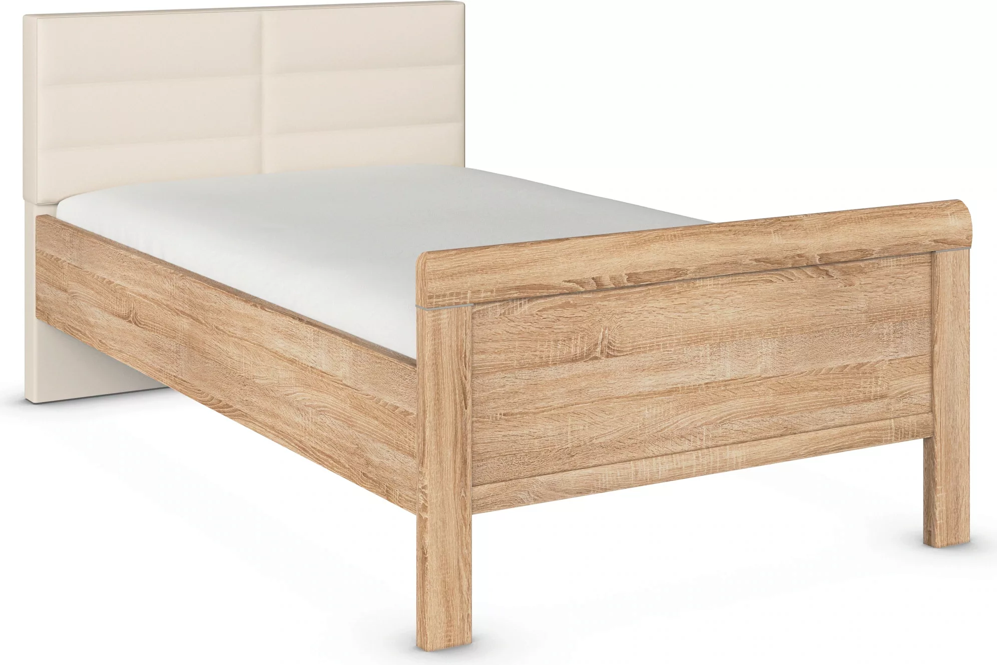 rauch Bett "Evelyn", in Komforthöhe mit Polsterkopfteil in elegantem Stil M günstig online kaufen