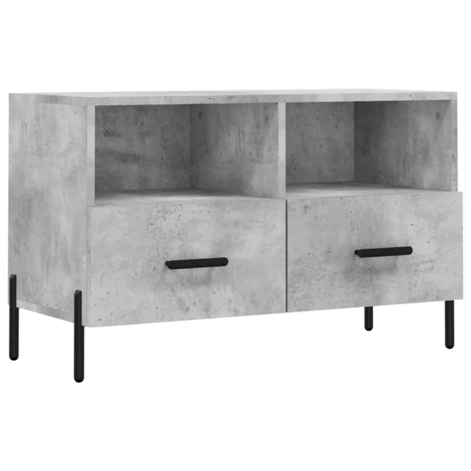 VidaXL TV-Schrank Betongrau 80x36x50 cm Holzwerkstoff  Modell 6 günstig online kaufen