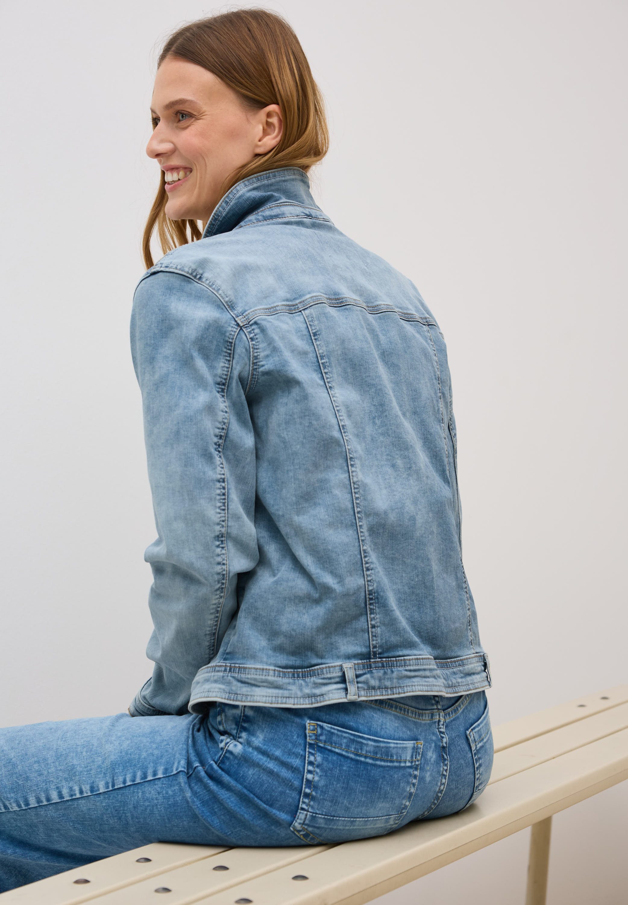 CECIL Jeansjacke mit Knopfleiste günstig online kaufen