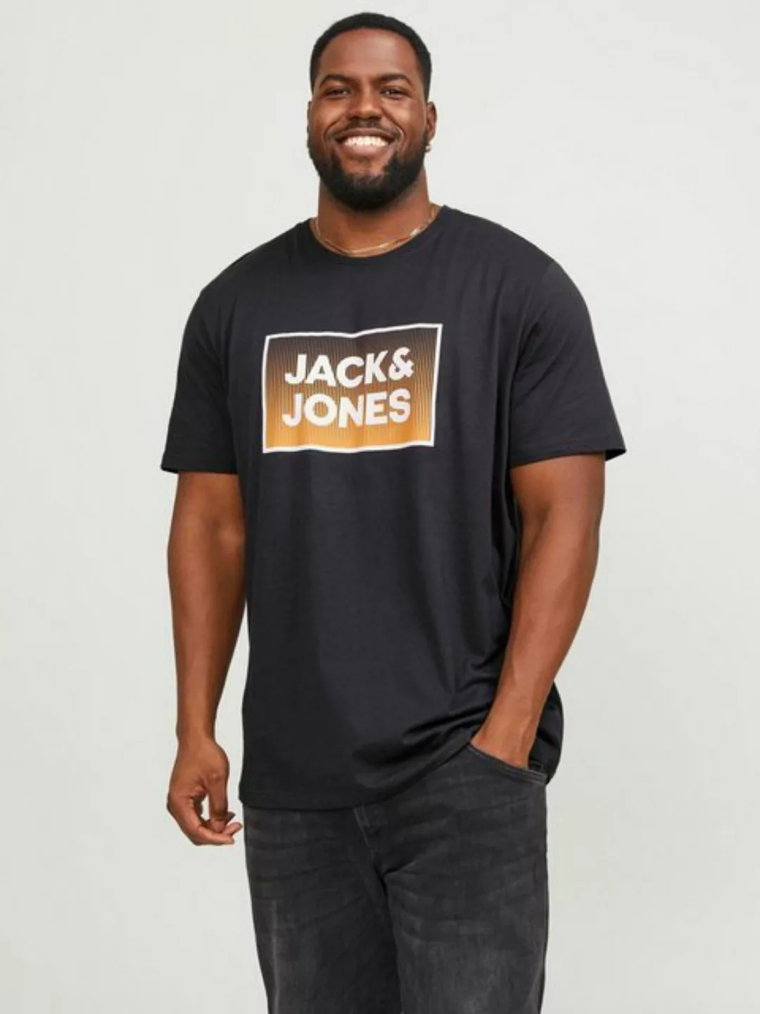 Jack & Jones PlusSize Rundhalsshirt JJSTEEL TEE SS CREW NECK PLS günstig online kaufen