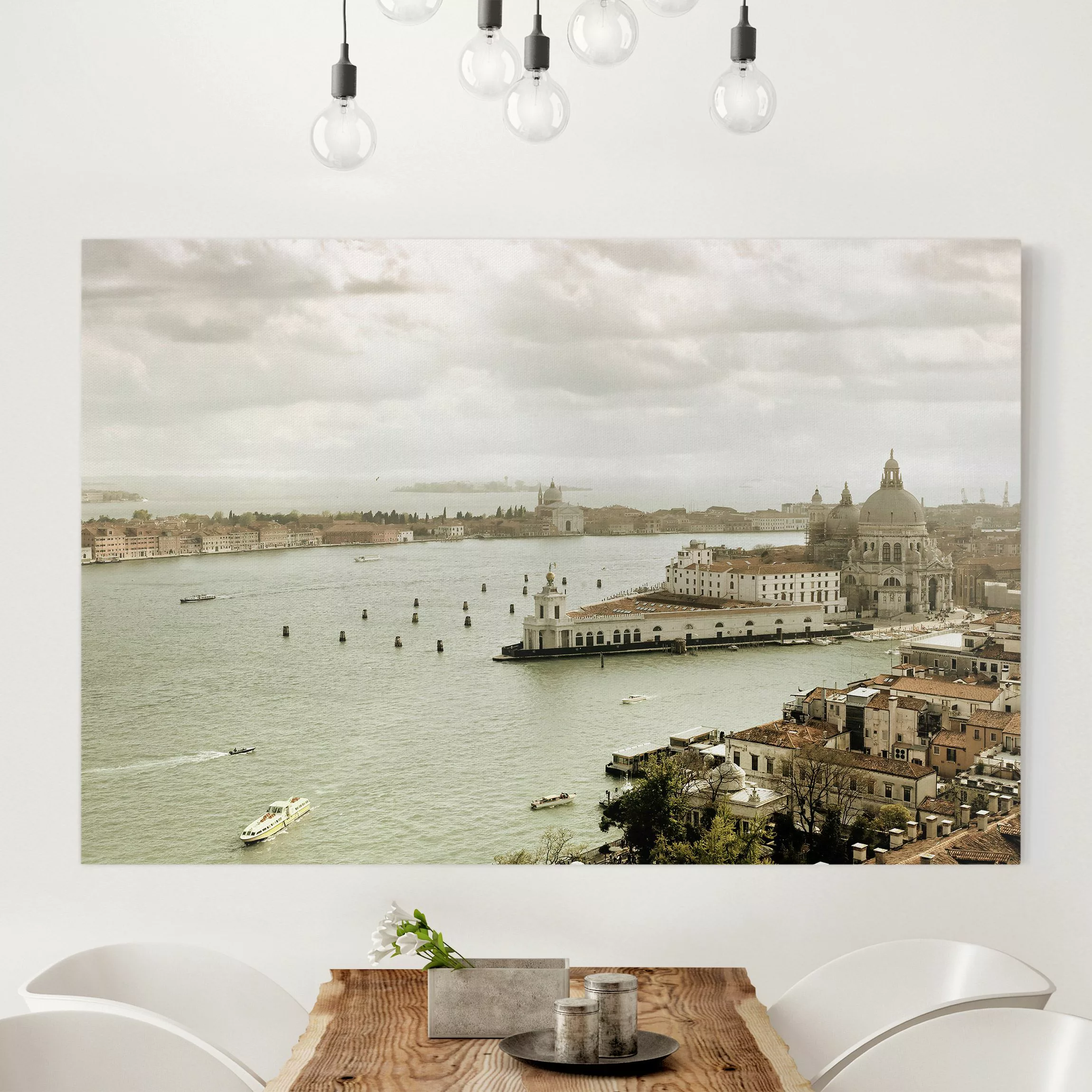 Leinwandbild Architektur & Skyline - Querformat Lagune von Venedig günstig online kaufen