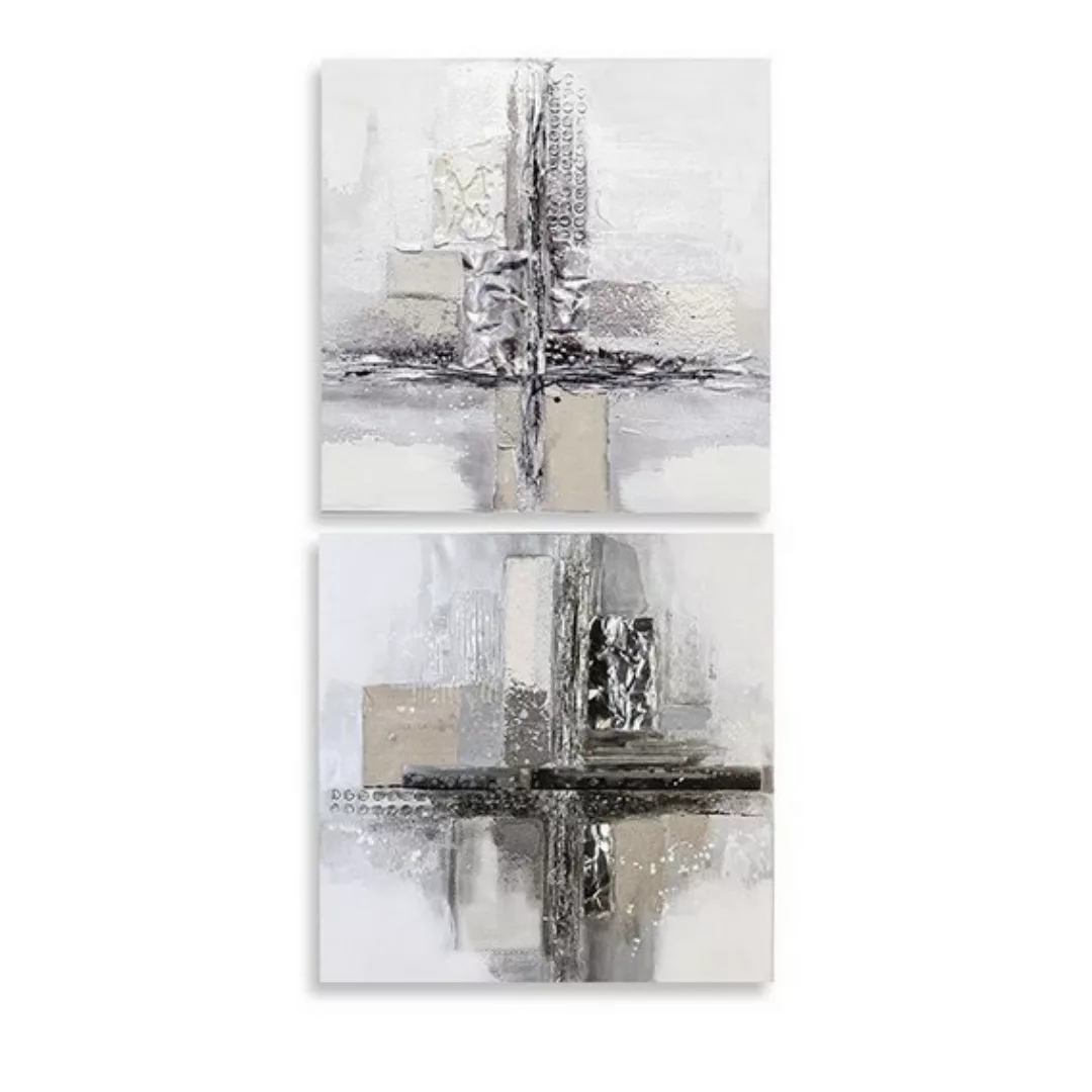 Ölbild Cross | 800 x 800 mm | günstige Dekoartikel | 2er Set günstig online kaufen