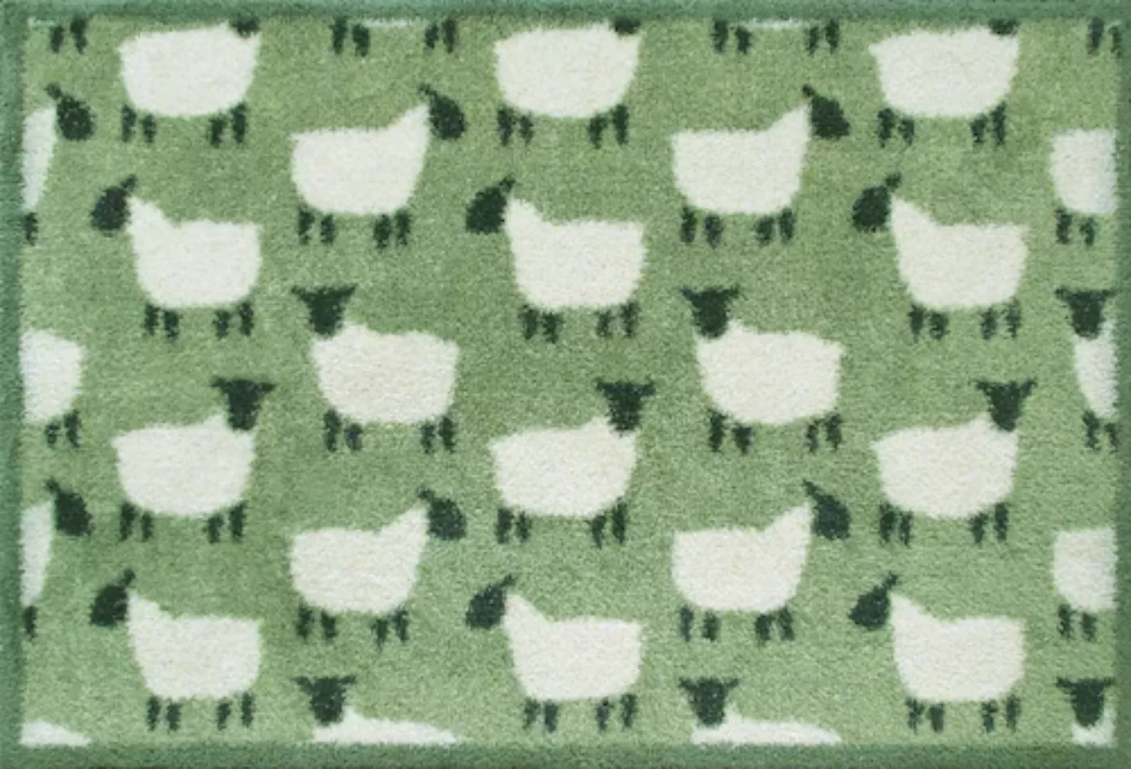 Turtle Mat Fußmatte »Flock Green«, rechteckig, 9 mm Höhe günstig online kaufen