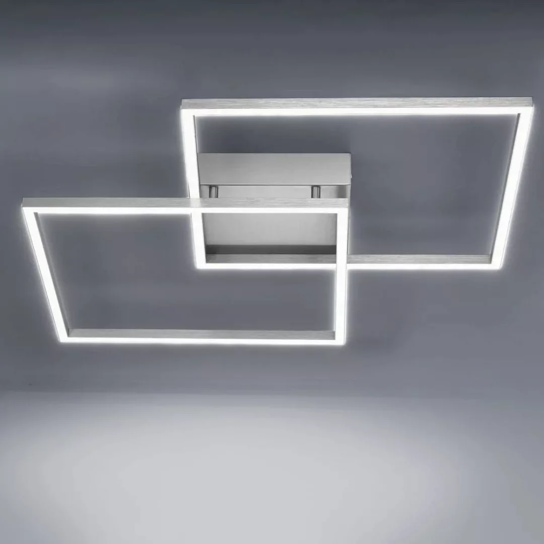 Q-Smart LED Deckenleuchte Q-Inigo in Silber tunable white inkl. Fernbedienu günstig online kaufen