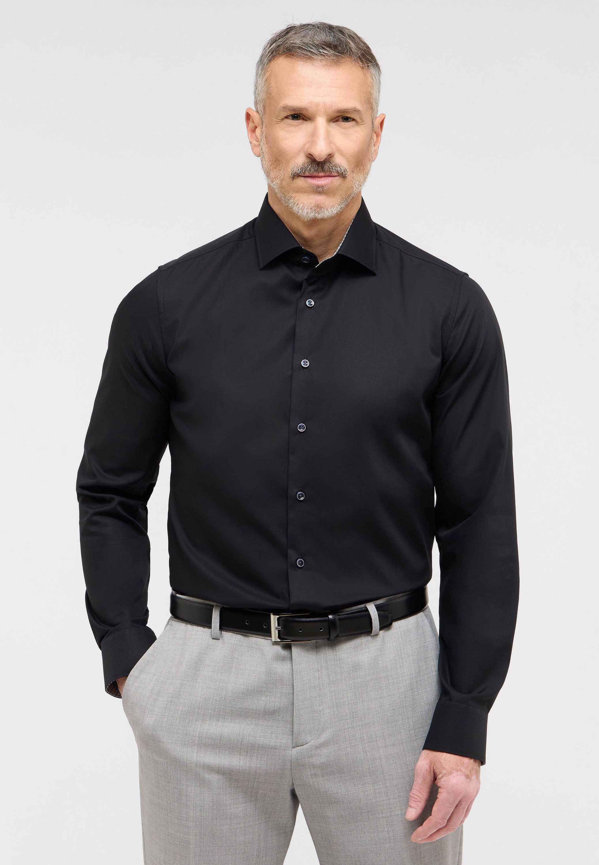 Eterna Langarmhemd "SLIM FIT", NON IRON (bügelfrei) günstig online kaufen